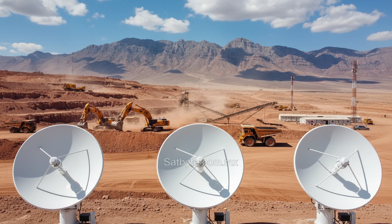internet satelital mineria Mexico
